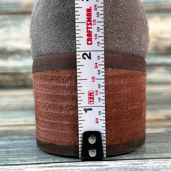 Korks Kork-Ease Womens 6.5 Chelsea Boot Gray Suede Fashion Bootie Slip On Casual - Picture 11 of 12